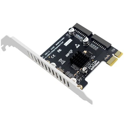 Tarjeta de Expansión PCI-e A USB 3.0 de 5 Gbps, Tarjeta PCI Express con Con7182 - Imagen 1 de 4
