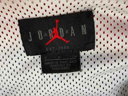 Nike Air Jordan Para Hombre S Chaqueta Azul Nylon Cortavientos Jumpman Clásicos Con Capucha - Imagen 8 de 10