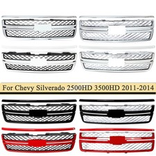 For 2011-2014 Chevrolet Silverado 2500 Hd 3500 Hd Front Grille Hood Molding Trim