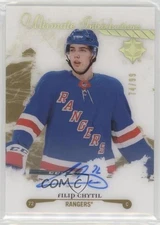 2017-18 Ultimate Collection Gold Spectrum /99 Filip Chytil #UI-15 Rookie Auto RC