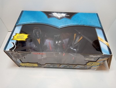 NEW OPEN BOX BATMAN Dark Knight Rises Squadron Batcycle Copter Treadator 2011