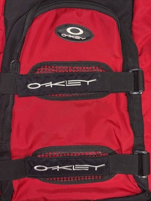 Oakley Icon Backpack 00s Y2K Vintage Used Red And Black does Have
