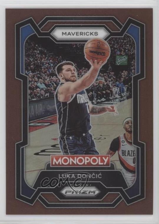 2023-24 Panini Prizm Monopoly Brown Prizm 14/249 Luka Doncic #22 0eo6