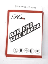 Hafny Bar End Bike Mirror Replacement Left Side Silver Glass HF-M900LS-FR08