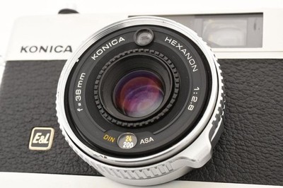 Konica C35 E&L EL Hexanon 38mm F2.8 Film Camera No Customs Fees US