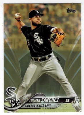 YOLMER SANCHEZ 2018 Topps GOLD #417 SERIAL #618/2018