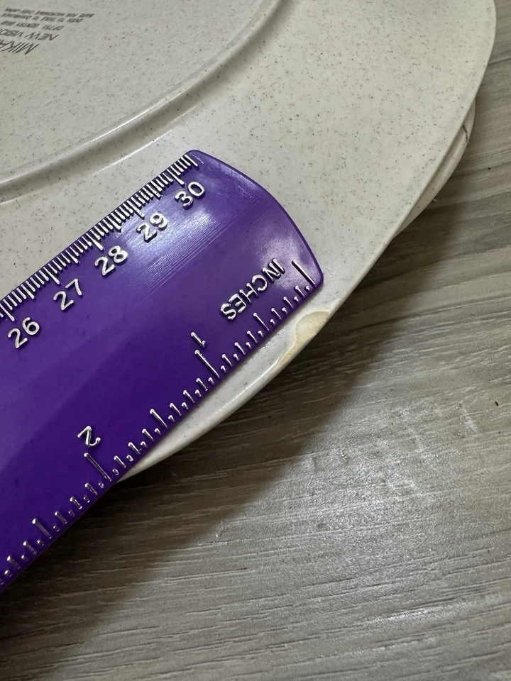 Set Of 3 Mikasa Dinner Plates Gentry Grey Ceramic Stripes Square 10.5” CP 751 - Image 4 of 4