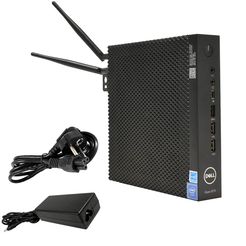 Dell Wyse 5070 Thin Client Intel J4105 1.5GHz CPU 4GB PC4 16GB eMMC Wifi USB 3.0 - Bild 4 von 4