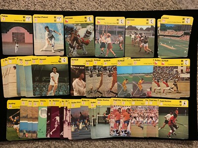 1977-79 Sportscaster BALL SPORTS I singles - Choose from list - Nrmt/Nrmt+