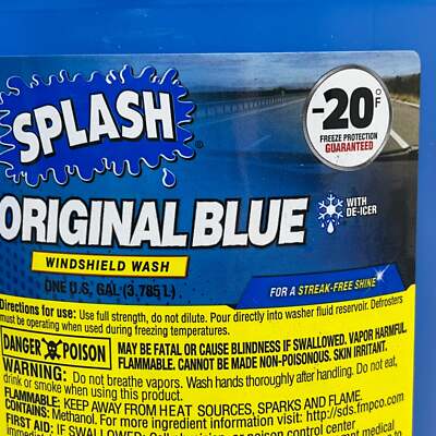 SPLASH Original Blue Windshield Wash -20 Freeze Protection | 3