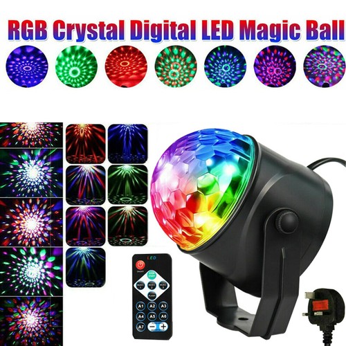 Party Magic Ball Light LED Party Disco RGB Rotating Laser Projector Stage Lights - Picture 3 of 12