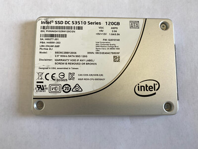 Intel SSDSC2BB120G6 S3510 Series 120GB SATA III 2.5'' SSD 