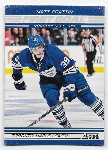 12/13 SCORE FIRST GOAL Hockey (#FG1-FG24) U-Pick From List - Picture 19 of 25