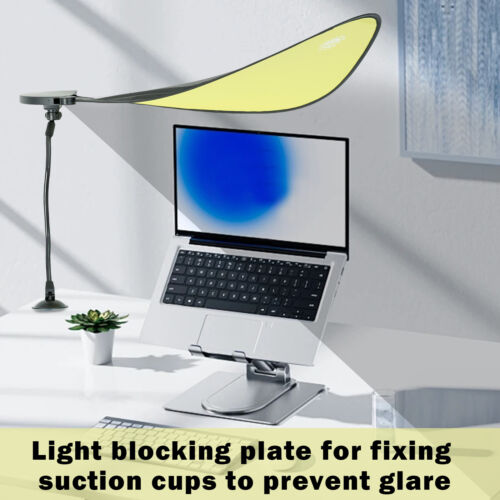 Laptop Sun Shade for Working Outside Anti-Glare Laptop Visor with Suction BlnkA - Picture 3 of 22