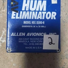 Hum eliminator model hec 2000h Allen Avionics