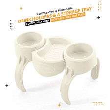 BESTWAY LAY-Z SPA HOT TUB ACCESSORIES 2X CUP DRINKS HOLDER & SNACK TRAY
