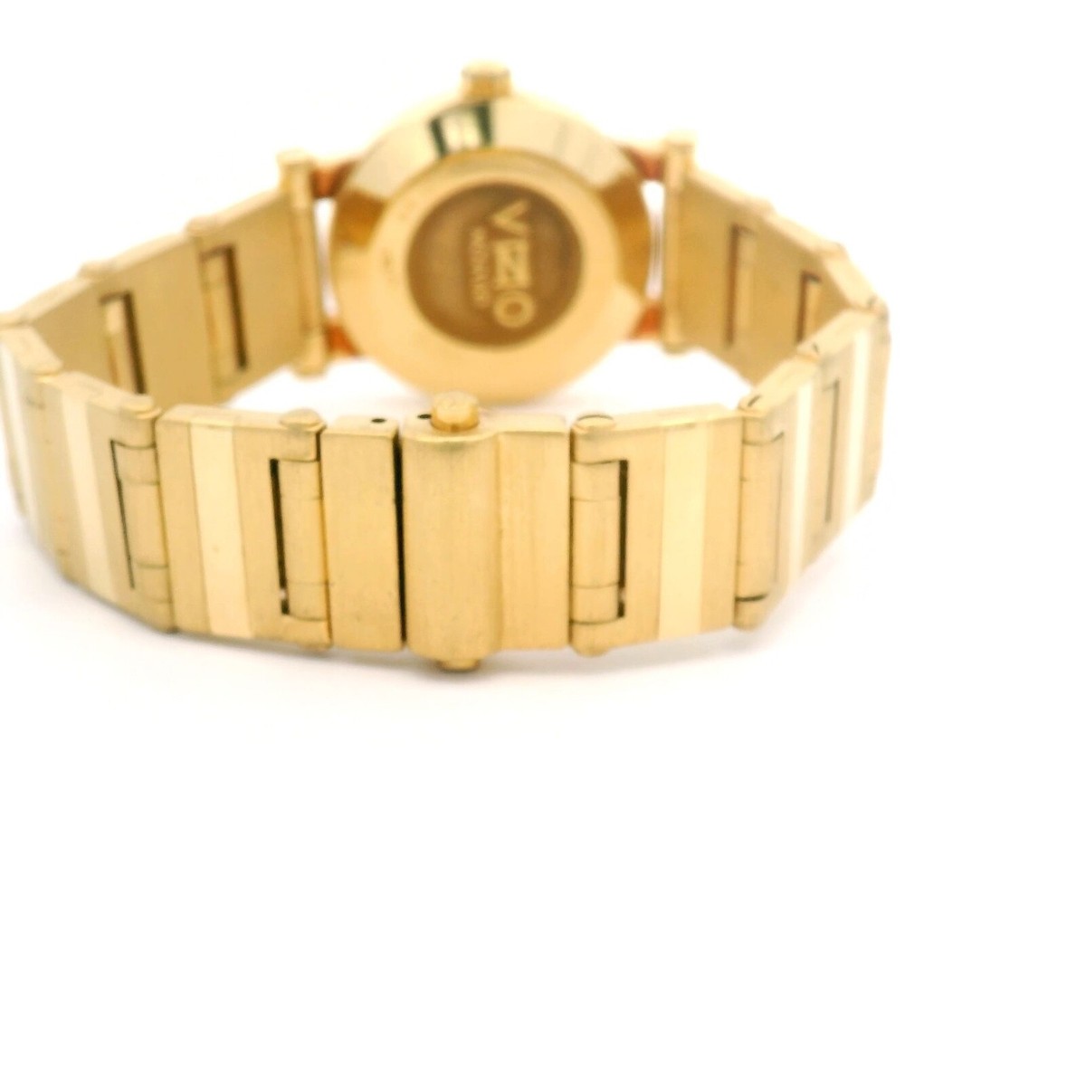 Movado Vizio 18K Yellow Gold Watch with Gold Face and