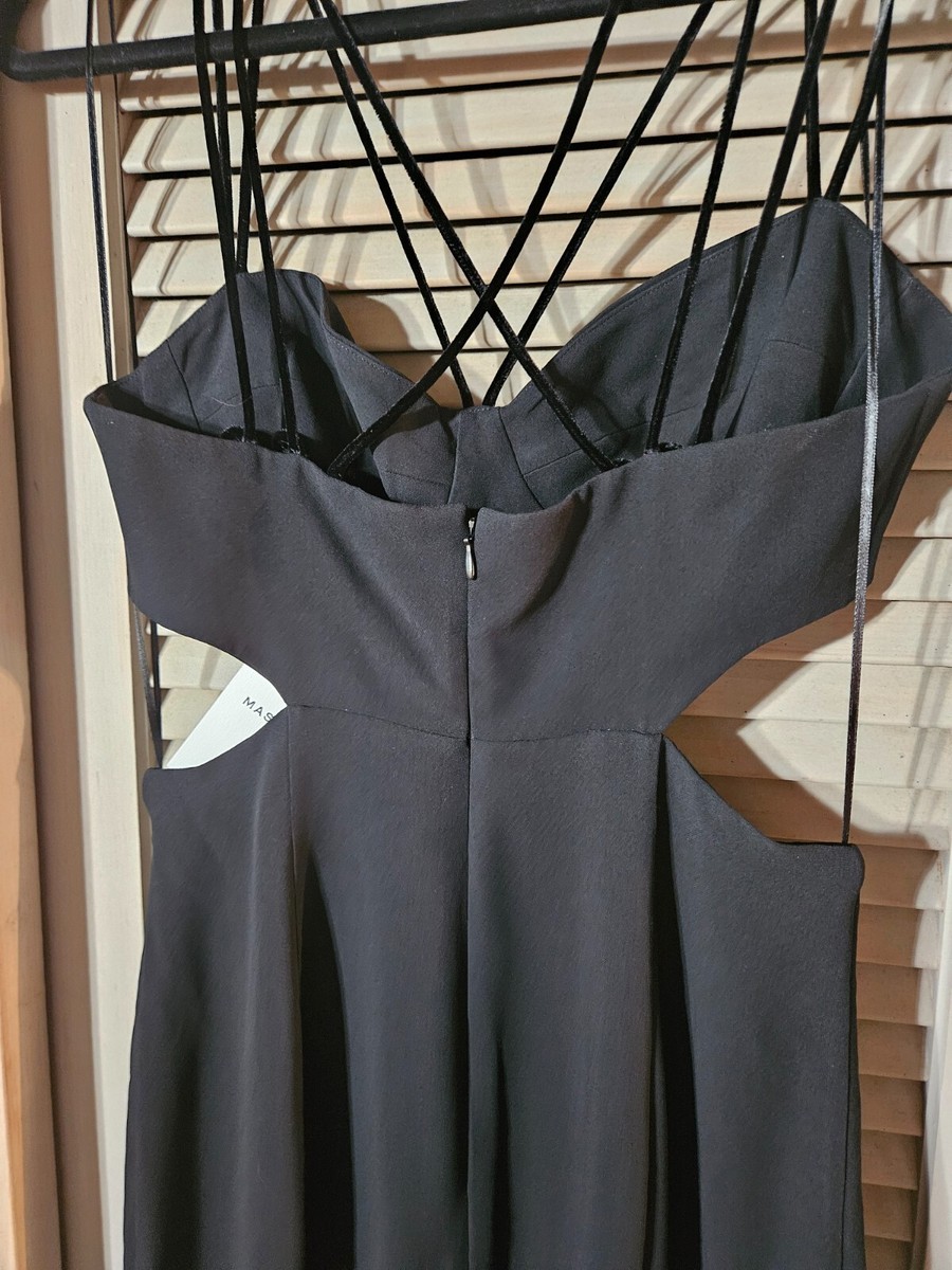 Massimo Dutti Cut-out dress with crossed straps Studio In