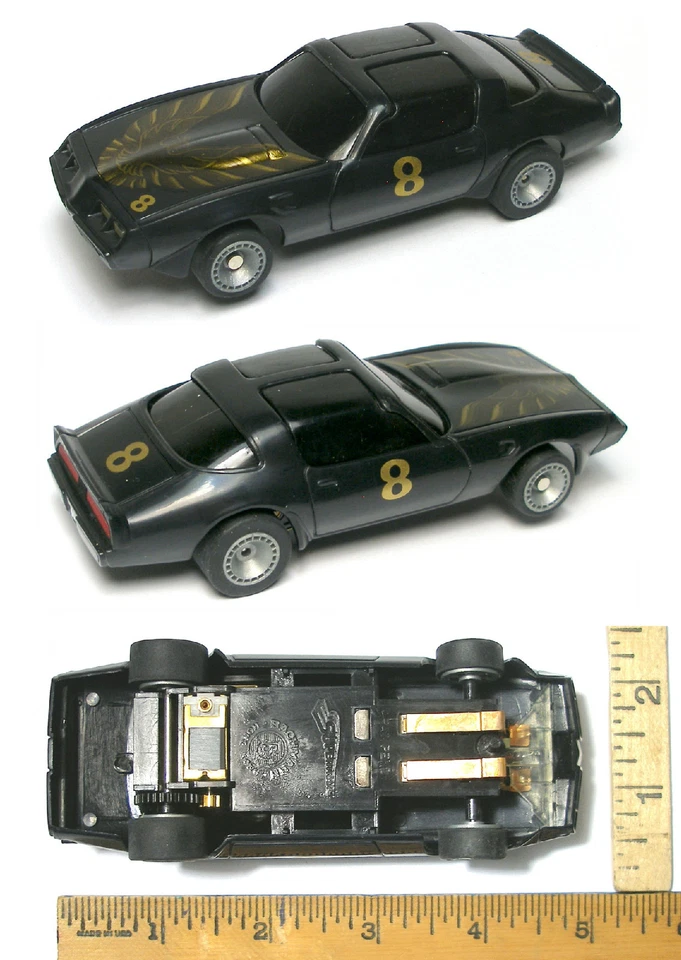 2 1980 Bachmann SuperTrax PONTIAC FIREBIRD Burt Reynolds 1:32ish SLOT CAR Unused - Image 2 of 4