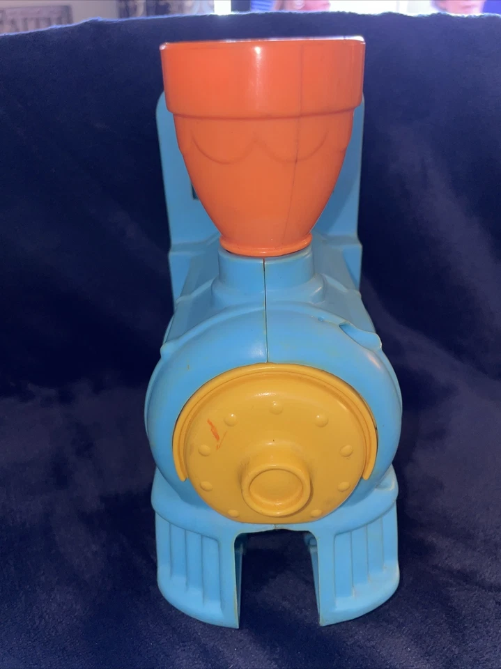 De colección 1979 Mattel Tren Cuna Corredor Musical Infantil Juguete Azul y Rosa EE. UU. Foto 2 de 4