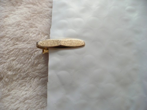 WM- VINTAGE GOLDFARBENE KRAWATTENNADEL #50985 (SCHÖN!!!!! - Bild 5 von 9