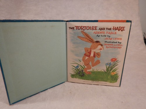 Fuzzy Wuzzy book Top Top Tale "THE TORTOISE & THE HARE" 1963 textured - Picture 3 of 4