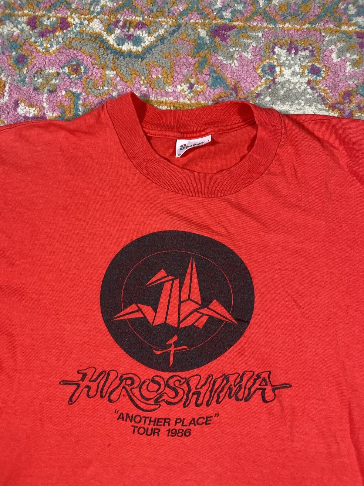 Vintage 1986 Hiroshima Another Place Tour T Shirt… - image 2