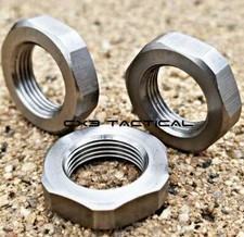 Stainless Steel Jam Nut Pack of 3 5/8x24 5/8-24 TPI For Muzzle Brake Washer Nut