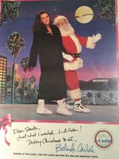 Belinda Carlisle L.A. Gear Print Ad Original Vintage 1988 Santa Foot Locker 