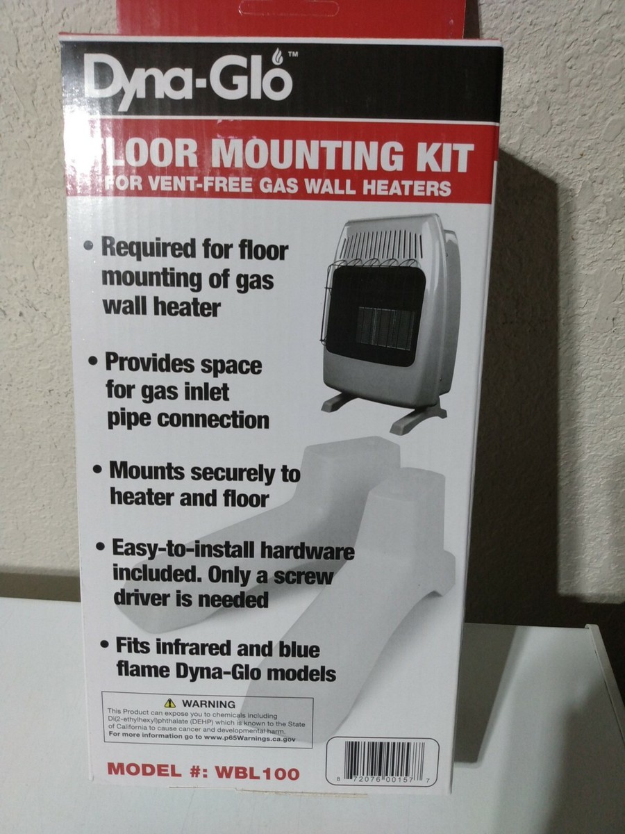 Dyna-Glo GHP WBL100 12V White Brass Vent Free Wall Heater Support Legs |  eBay