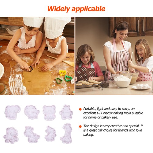 8 Pcs Keksform Keksformen Zum Backen Plätzchenform Selber Machen - Bild 3 von 12