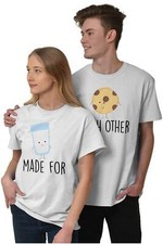 Camiseta Camiseta cuello redondo a juego Relationship Boyfriend Girlfriend para mujer o hombre