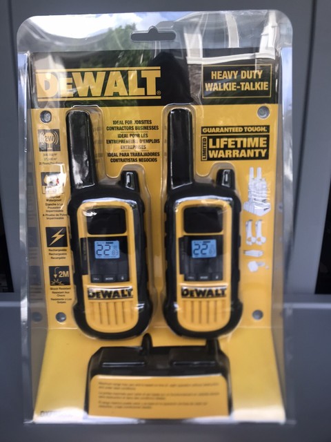 DEWALT DXFRS800 22-Channel Two-Way Radios for sale online | eBay