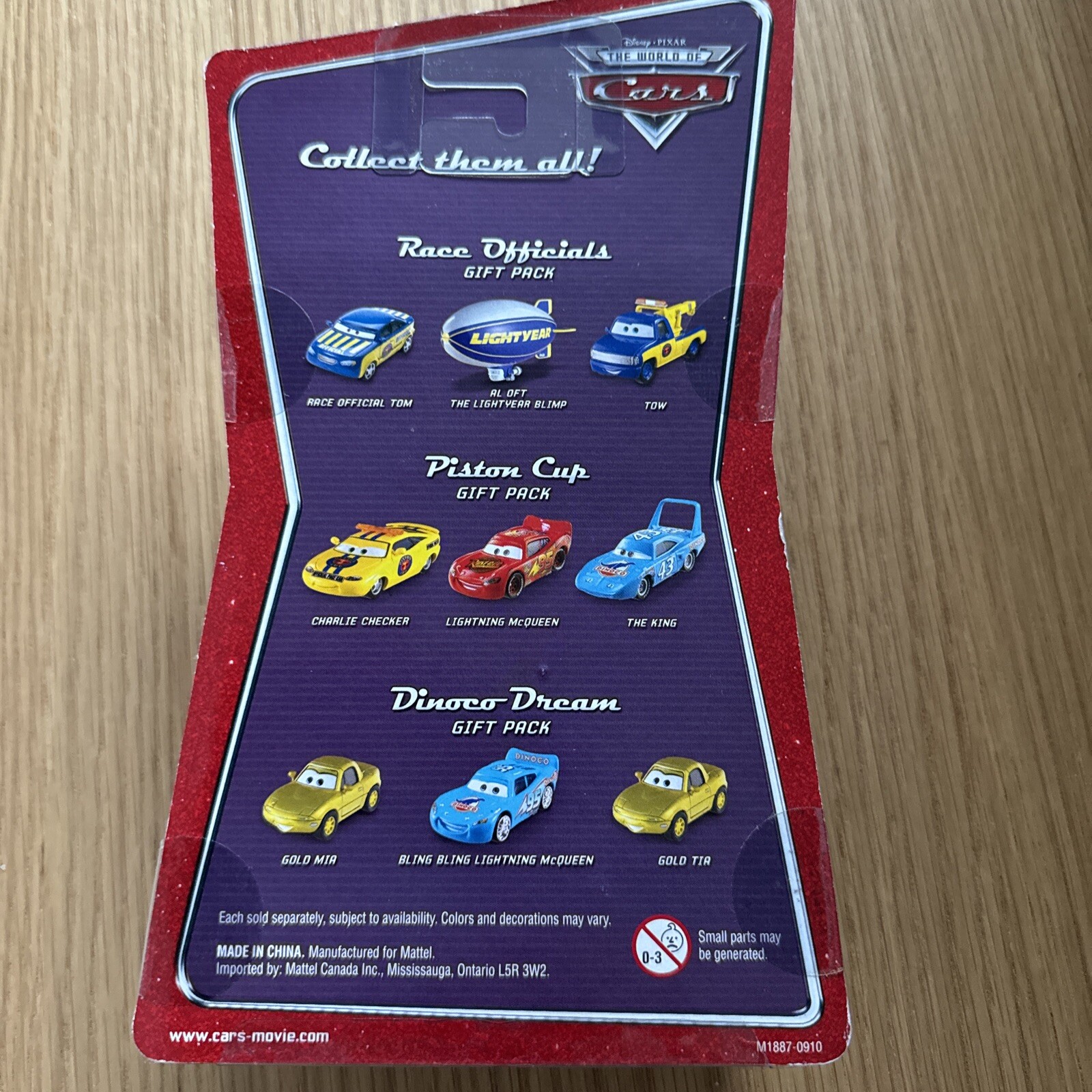 Disney Pixar Cars Race Officials Gift Pack eBay
