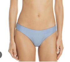 ONIA blue ribbed bikini bottoms
