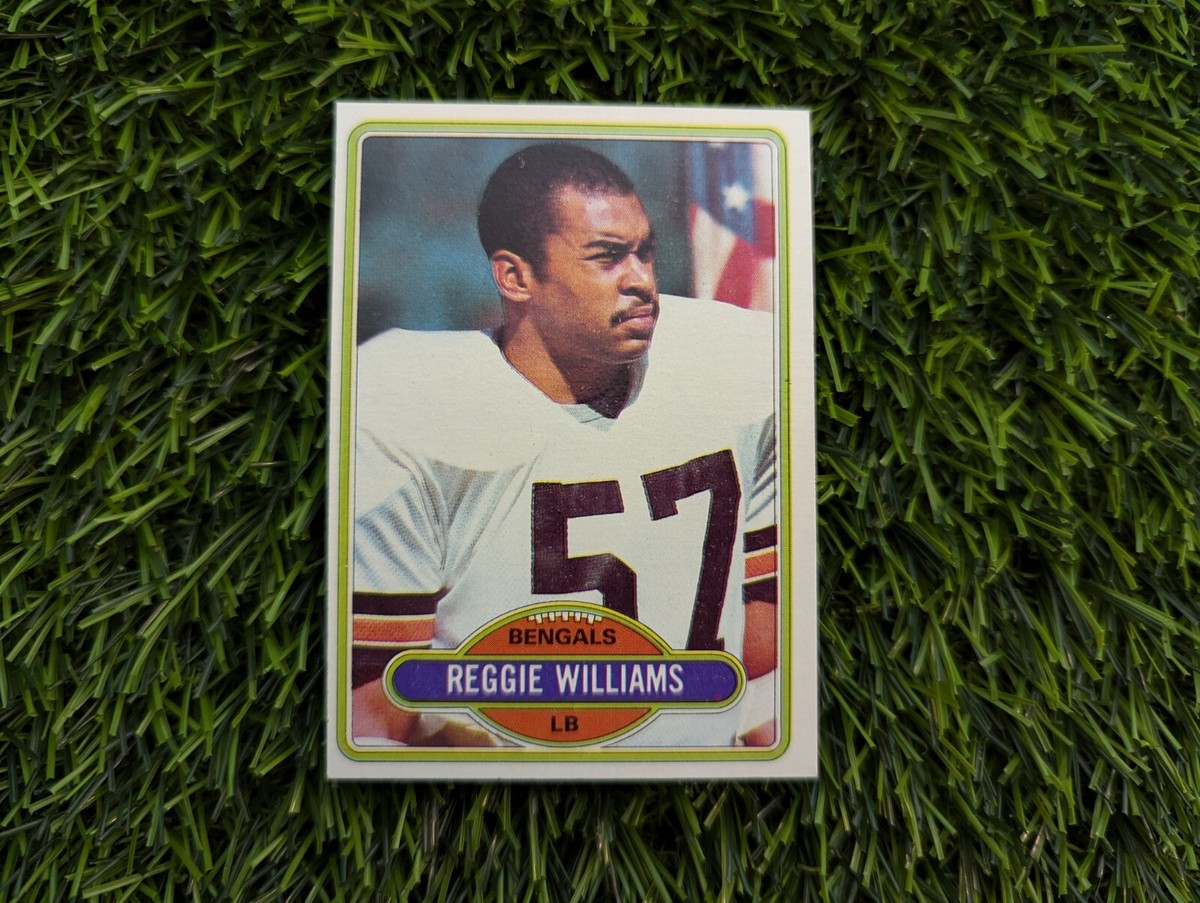 1980 Topps Reggie Williams Football Card #187 - Cincinnati Bengals
