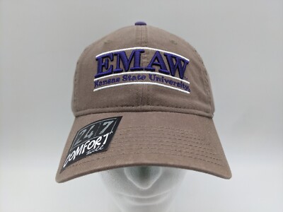 EMAW Kansas State University Hat Brown Strapback Vintage 90's The Game Wildcats