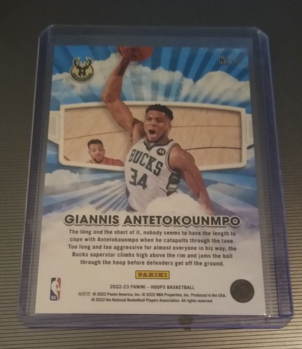 2022-23 Panini NBA Hoops - Skyview #3 Giannis Antetokounmpo - Picture 2 of 2