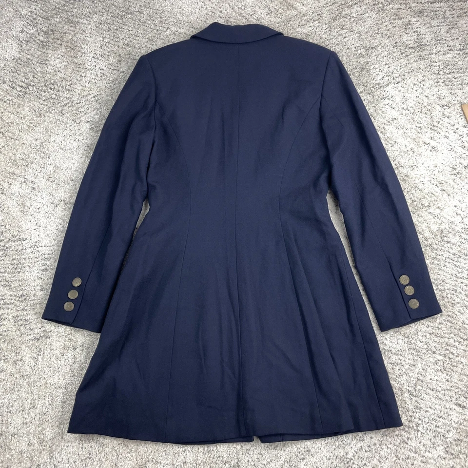 Винтажный шерсти пальто женщин 10 куртка Blazer стимпанк военного Эдвардианский США GUC - Изображение 2 из 4