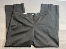 Hugo Boss Tulea Side Zip Trouser Pants Stretch Wool Gray Sz 10 255 MSRP