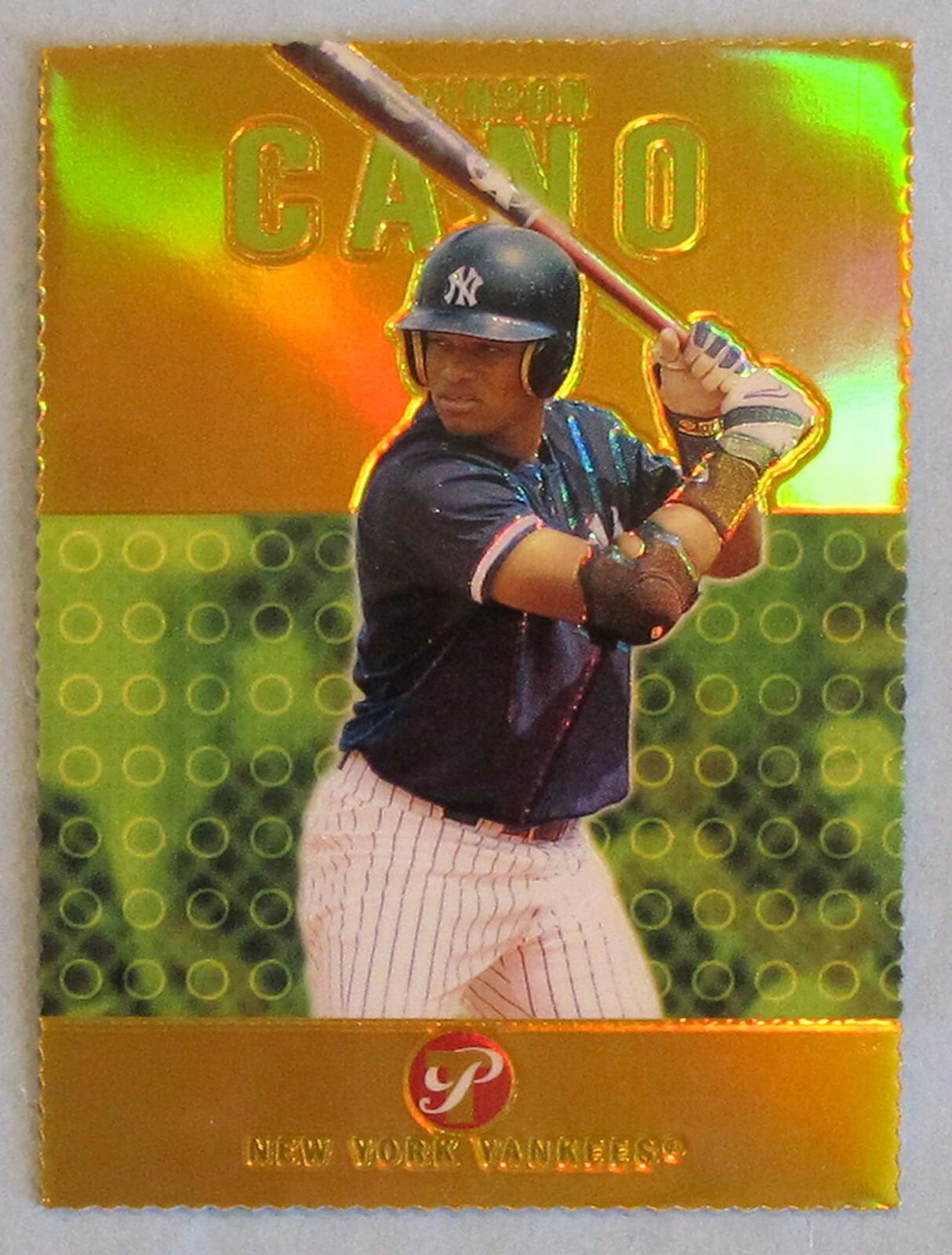 2003 - TOPPS PRISTINE - ROBINSON CANO - NY YANKEES - GOLD REFRACTOR - #38/69