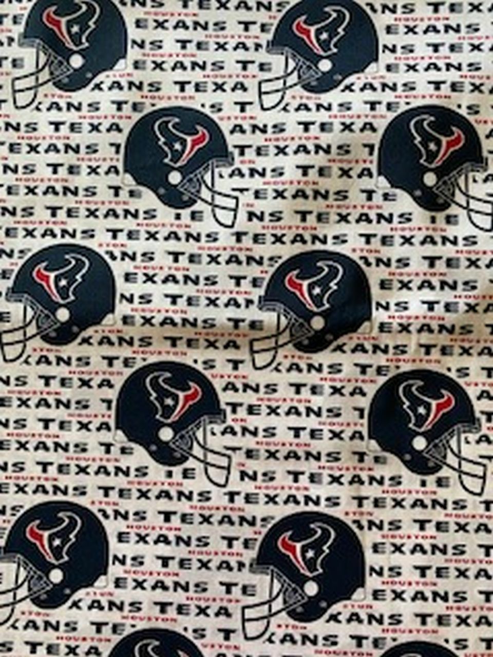 **1/4 Yard NFL Houston Texans Cotton Fabric 9" x 56" Wide eBay
