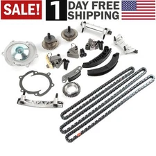 Timing Chain Kit & Water Pump For 2007-11 Cadillac STS 2011-2015 GMC Acadia 3.6L