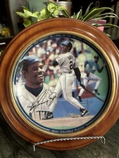 KEN GRIFFEY JR MVP SIGNED AUTO VTG SEATTLE  LIMITED EDITION PLATE Bradford