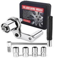 Torque Multiplier Wrench Set, Heavy Duty Labor Saving Lug Nut Remover, 1/2" D...