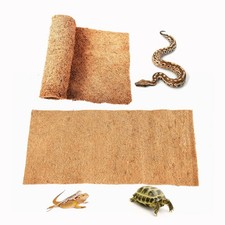 Reptile Carpet Natural Coconut Fiber, 36" x 18" Tortoise Carpet Mat for Pet T...