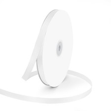 3/8" Wide x 100 Yards Single Face Polyester Satin Ribbon, Satin Ribbon for Cr...