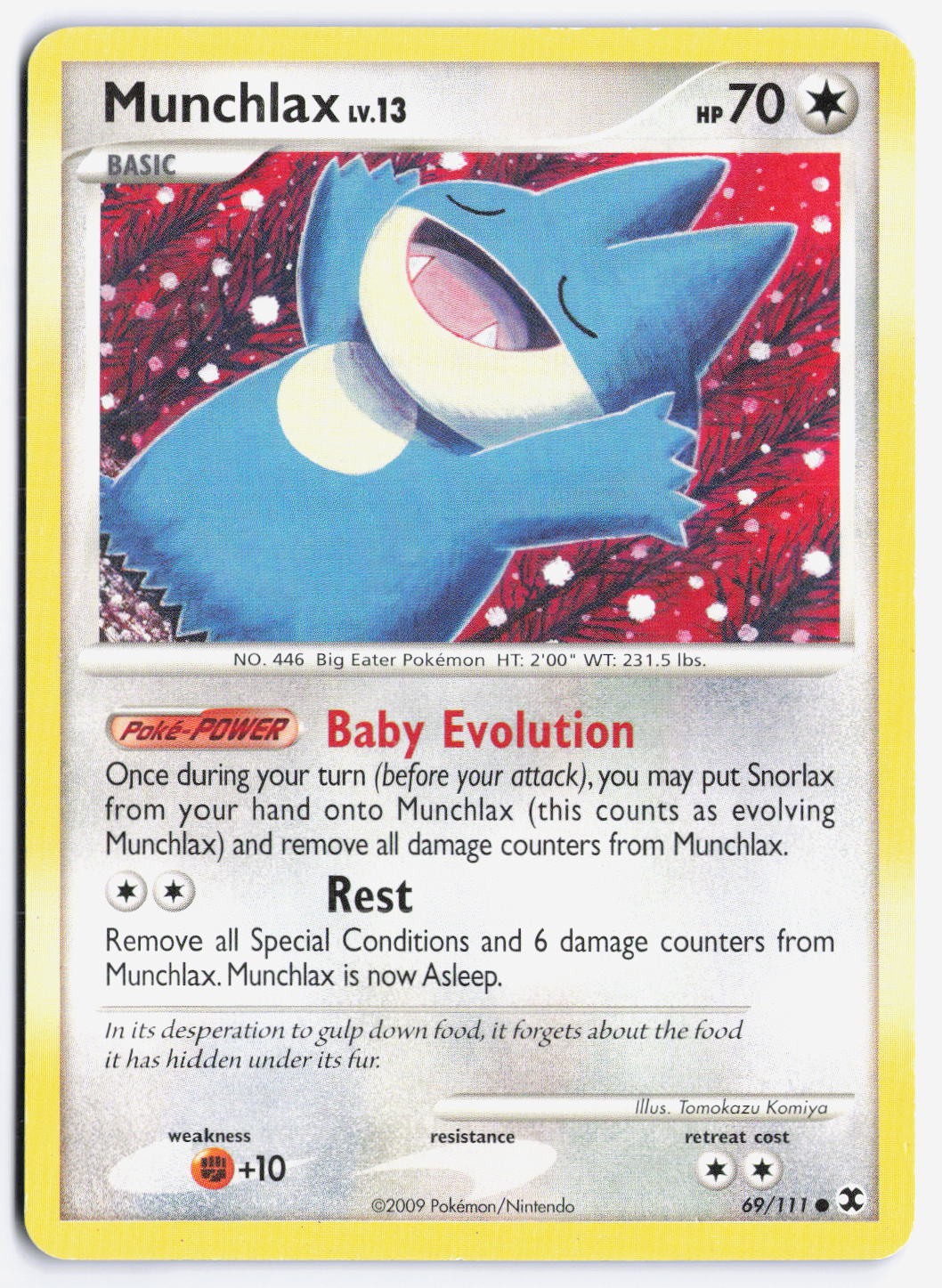 Munchlax (69) Common Rising Rivals 69/111 LP