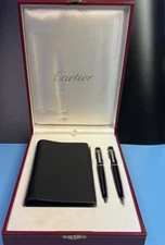 CARTIER DIABOLO DE CARTIER BALLPOINT PEN & PENCIL NOTEBOOK AGENDA MINI SET