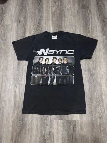 Vintage NSYNC Boy Band T Shirt 2001 Pop Odessey Tour Concert 2000s vintage concert t-shirt, vintage, size S, single stitch, B+ condition